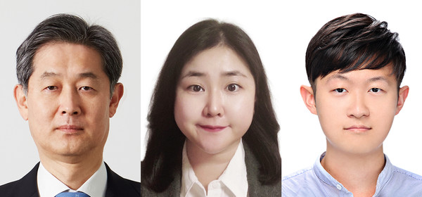 [From the left] Professors Kwon Jun-soo and Kim Min-ah of the Department of Neuropsychiatry, Ph. D. candidate Park Hyung-you at SNUH.