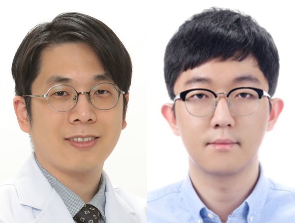 Professor Yoon Duk-yong and medical resident Han Chang-ho at Yongin Severance Hospital have led a study to develop an ECG-based coronary artery atherosclerosis detection AI algorithm.