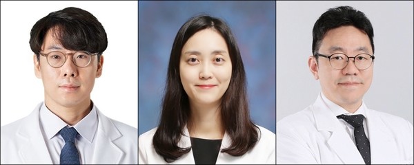 From left, Professor Oh Yoon-hwan, Park Jeong-ha, and Oh Beom-jo