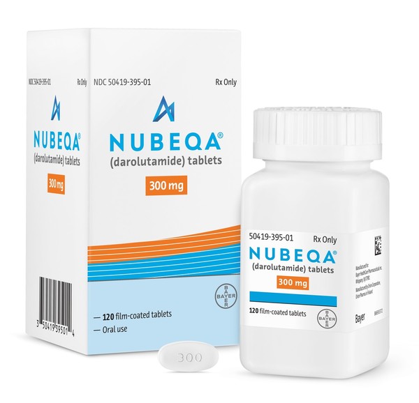 Bayer’s prostate cancer drug Nubeqa (ingredient: darolutamide)