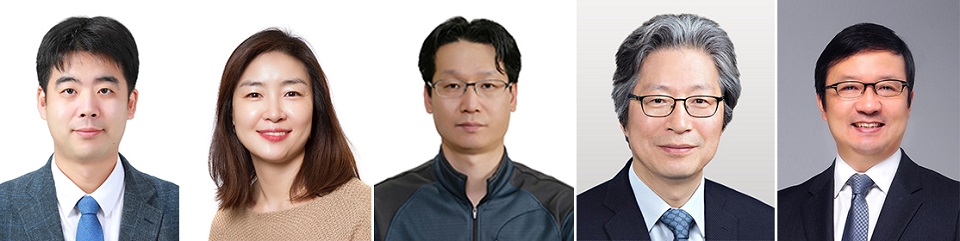 From left, Drs. Joo Young-seok at the Korea Advanced Institute of Science and Technology, Lee Joo-hyeon at the University of Cambridge, Choi Byeong-sun at National Institute of Health, Kou Gou-young at Institute for Basic Science, and Kim Young-tae at Seoul National University.