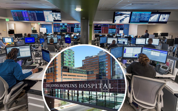 The Johns Hopkins Hospital launched the Healthcare Capacity Command Center five years ago to boost efficiency in using medical resources. (Credit: presentation by Jim Scheulen, chief administrative officer for emergency medicine and capacity management at Johns Hopkins)