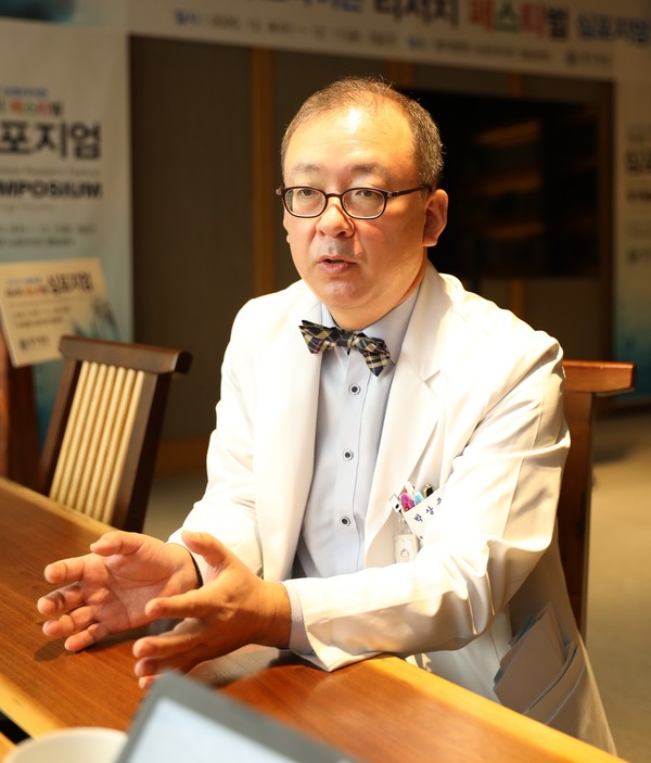 Park Sang-joon, vice president for research at Myongji Hospital, said the hospital has achieved remarkable progress in immune cell therapy research.