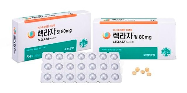 Yuhan Corp.’s new lung cancer treatment Leclaza (lazertinib) still has to resolve the safety issue in a phase-3 clinical trial, experts said. (Yuhan)