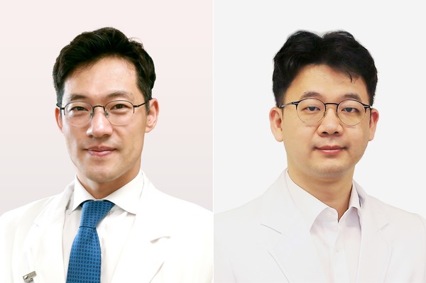 A joint research team, led by Professors Professor Kang Si-hyuk (left) of Seoul National University Bundang Hospital and Professor Cho Sang-young of Gyeongsang National University Changwon Hospital, has developed an AI-based cardiovascular disease prediction model for suitable for Koreans.