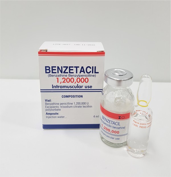 Syphilis treatment Benzetacil (ingredient: benzathine penicillin)