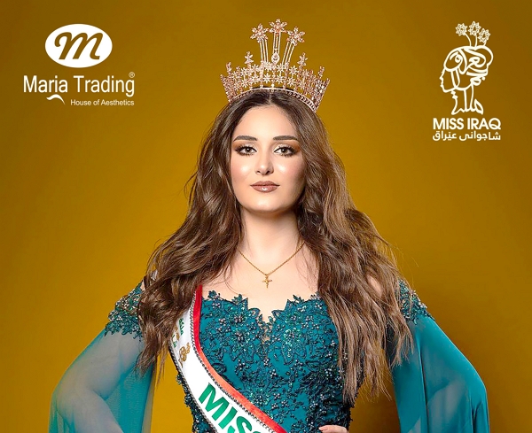 Maria Trading, the platinum sponsor of MISS Iraq 2021 with (Maria Frhad) as its official brand ambassador, seeks to grow as a leading company that provides medical aesthetics products in the Arabian Gulf region.
