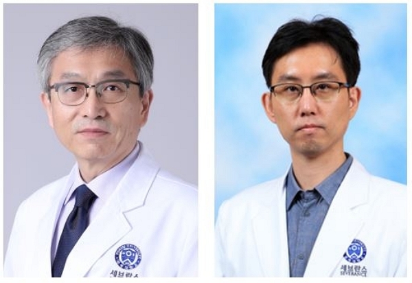 From left, Professors Kim Nam-kyu, Yang Seung-yoon, and Cho Min-soo of Severance Hospital’s Yonsei Cancer Center found robotic partial excision for patients with locally advanced rector cancer invading levator ani muscle showed improved bowel function, prognosis, and survival and recurrence rates.