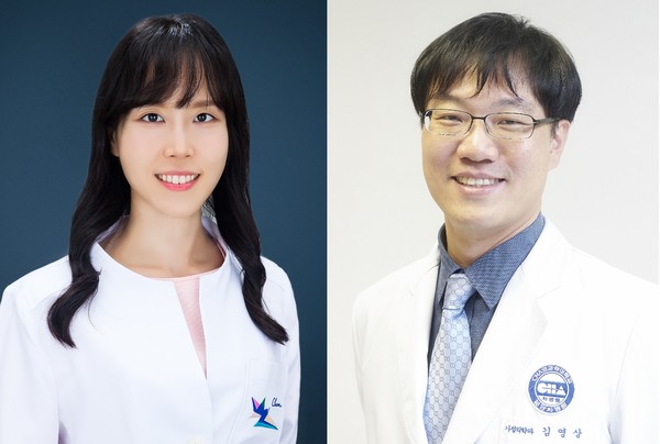 A research team, led by Professors Ham Jee-hee (left) at Chaum Life Center and Kim Young-sang at Bundang CHA Hospital, has identified the relationship between urine organic acids and metabolic syndrome.
