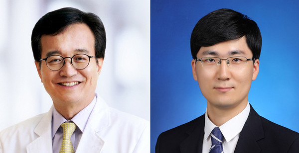 A research team, led by Professor Chung Jin-ho at Seoul National University Hospital (left) and Professor Lee Hyung-ho at Seoul National University, has developed a peptide to treat hair loss.