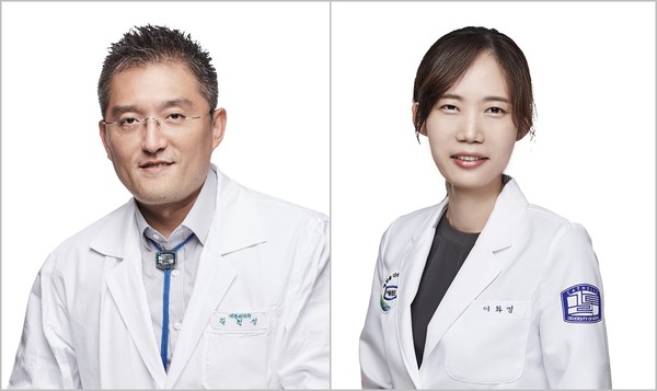 Seoul St. Mary's Hospital Professors Kim Hun-sung (left) and Lee Hwa-young have found a new link between lung function and the onset of diabetes.