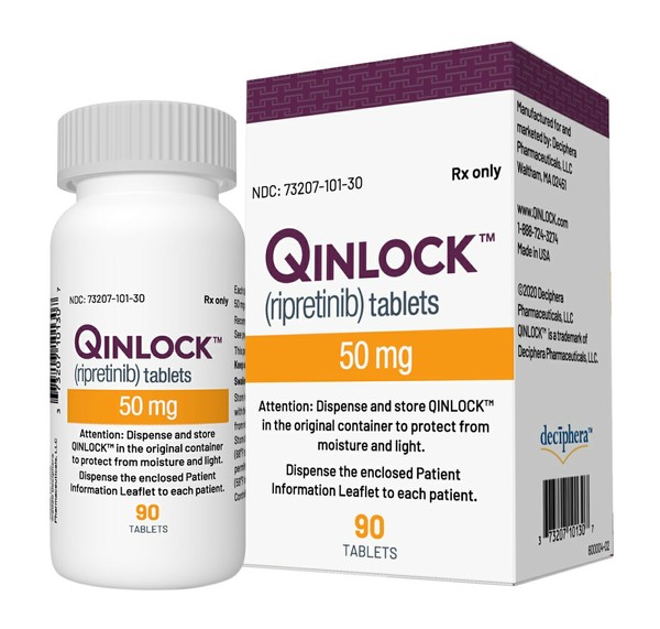 Ripretinib (Qinlock) showed a better safety profile than sunitinib in advanced gastrointestinal stromal tumors (GIST) treatment in the phase 3 INTRIGUE trial, the overall data showed.