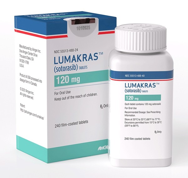 Amgen’s Lumakras, the world’s first KRAS mutation inhibitor, won approval in Korea.