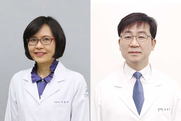 A research team at Gachon University College of Medicine, led by Professors Yoon Mi-sup (left) and Choi Chul-soo, has developed a treatment candidate for sarcopenia.