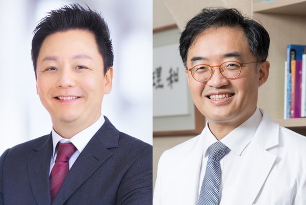 Professors Choi Young-bin (left) and Cho Young-min of the Seoul National University Hospital have developed a new implantable drug delivery device.