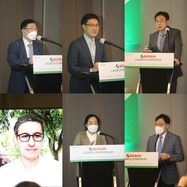 Hematologists in Korea and France discuss the unmet needs of polycythemia vera treatment at a symposium hosted by PharmaEssentia Korea on Friday.