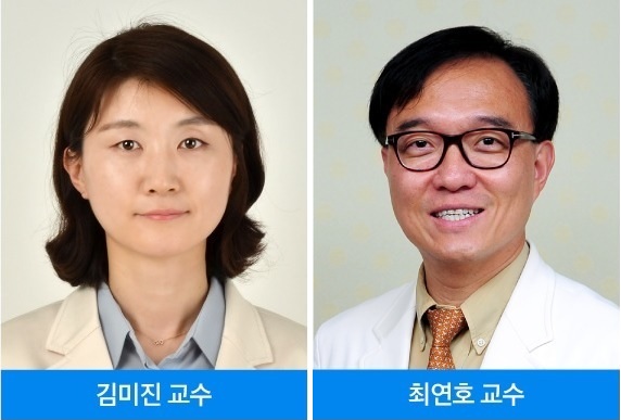 Professors Kim Mi-jin (left) and Choe Yon-ho of pediatrics at Samsung Medical Center (Credit: Samsung Medical Center)