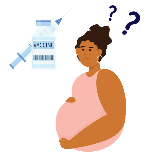 The CDC generally recommends flu, Tdap (tetanus, diptheria and pertussis) and Covid-19 vaccines to be safe for all pregnant women.