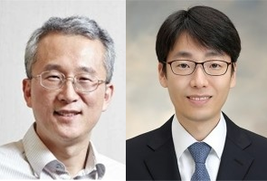 Head of IBS Center for Synaptic Brain Dysfunction Kim Eun-joon (left) and Professor Han Ki-hoon of Neuroscience at KUCM conducted a joint study to discover a gene mutation causing West syndrome.