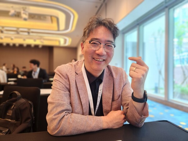 BioMe’s CEO and Yonsei University College of Medicine (YUCM) Professor Yoon Sang-sun of Microbiology and Immunology, speaks about his start-up company’s innovative microbiome pipeline at the Microbiome Connect Asia conference on Thursday.