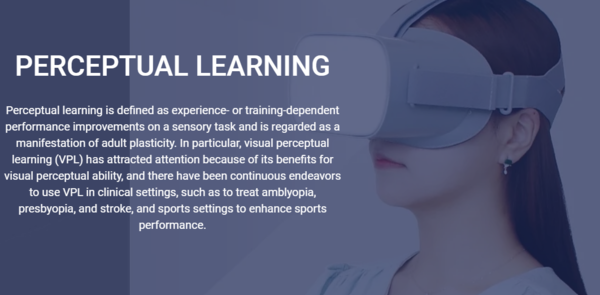 Nunaps' virtual reality (VR)-based visual stimulation software is shown  (Source: Nunaps)