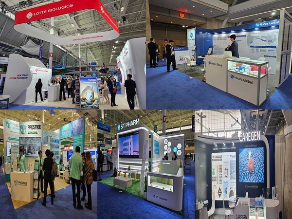 Other Korea companies, including Lotte Biologics, Huons Global, and Prestige Biopharma also had booths on the convention floor.