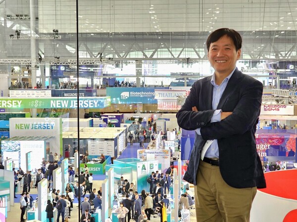 YiPSCELL CEO Ju Ji-hyeon met with Korea Biomedical Review on the sideline of the BIO 2023 at the Boston Convention Center in Boston, Mass., on June 6.