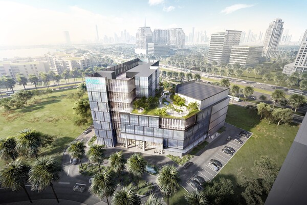  A bird’s eye view of the upcoming Asan GI Hospital-UAE is shown. (Credit: Asan Medical Center)