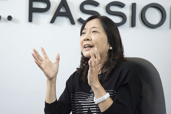 AbbVie Asia Vice President Peggy Wu explains her role within the company and the company's plans during a recent interview with Korea Biomedical Review at the company's headquarters in Singapore.