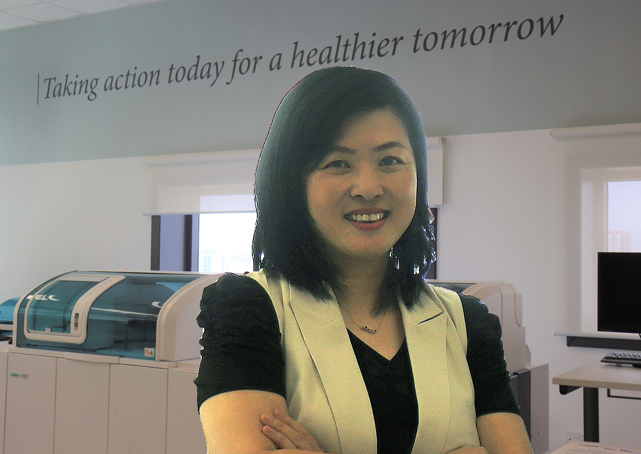 Wendy Bao, the Chapter Lead for Strategy and Innovation at Roche Diagnostics Asia Pacific