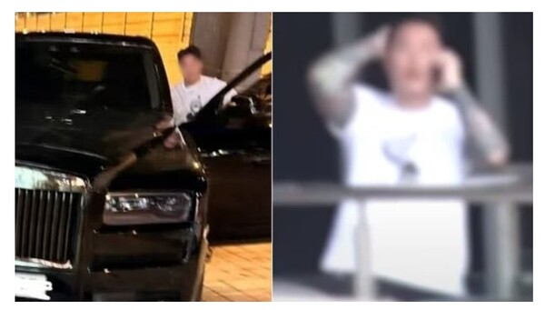 Shin, the man who drove a Rolls Royce while under the influence of drugs and hit a woman in her 20s, leaving her brain dead. (Screen Captured from YouTube Channel "Caracula's Detective Office.")