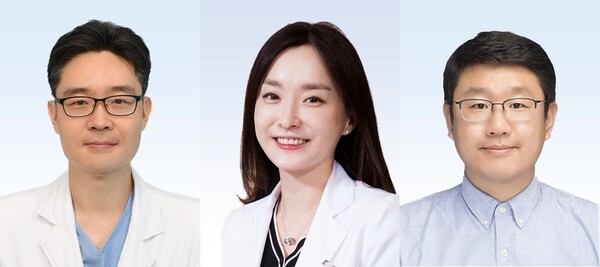 From left, Professors Shin Cheol-min and Jin Eun-Hyo of the Department of Gastroenterology at SNUBH and Professor Han Kyung-do of Statistics and Actuarial Science at Soongsil University conducted a study that revealed the risk of early-onset colorectal cancer (CRC) increased by 9 percent for moderate drinkers and by 20 percent for heavy drinkers.  (Credit: SNUBH)