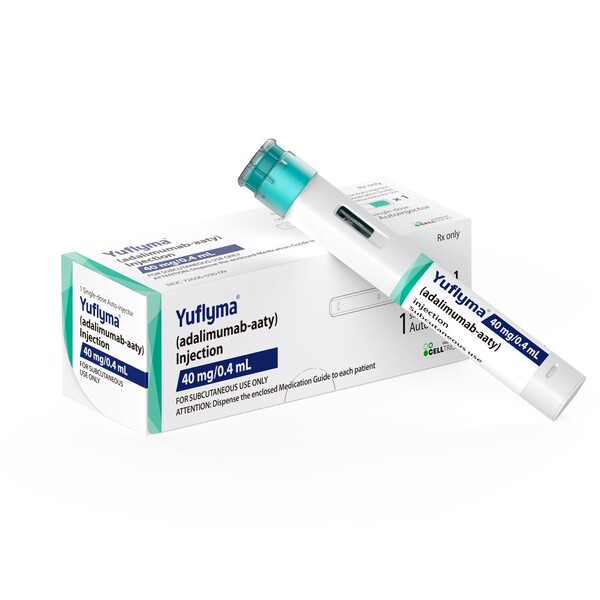 Celltrion said on Wednesday that it received approval from the FDA for its 80 mg and 20 mg dosage forms of Yuflyma, a biosimilar referencing Humira (ingredient: adalimumab), adding to the existing approval for the 40 mg dose.  (Credit: Celltrion)