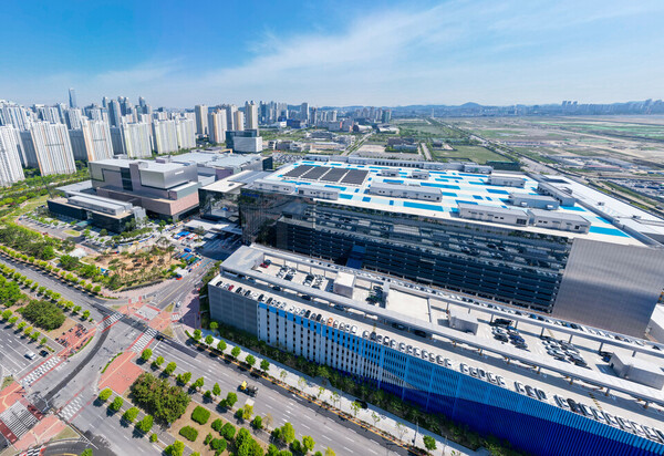 The view of Samsung Biologics' Plant 4 in Incheon, Korea (Courtesy of Samsung Biologics)
