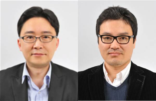 A National Cancer Center research team, Professors Kim Jong-heon (left) and Park Jong-bae, has discovered a possible cure for malignant brain tumors.