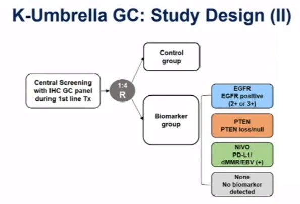 K-Umbrella Gastric Cancer Study Design