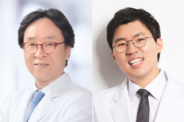 Professor Oh Se-il and clinical instructor Park Chan-soon of the Department of Cardiac Electrophysiology at Seoul National University Hospital (Courtesy of SNUH)