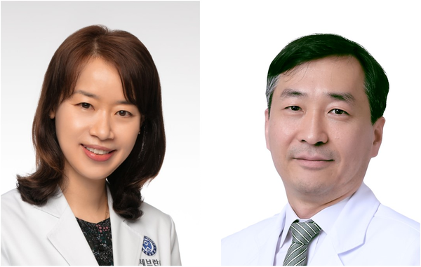 A Gangnam Severance Hospital research team, led by Professors Lee Jung-il (left) and Lee Hyun-woong, found that those with non-alcoholic fatty liver disease have higher risk of developing dementia.