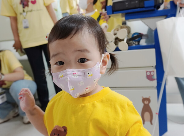 Kim Joo-ah's photo taken at Severance Hospital before her heart transplant surgery in December 2023 (Courtesy of Severance Hospital)