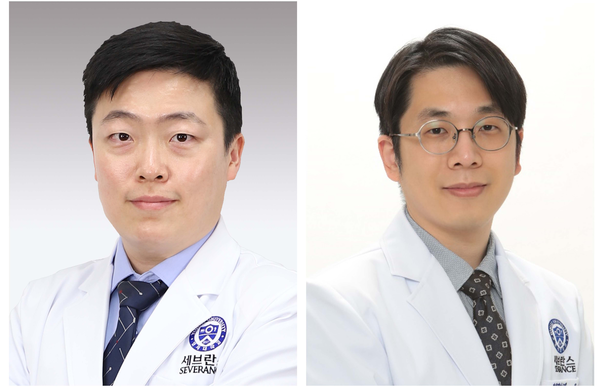 A research team at Yongin Severance Hospital, led by Professors Bae Sung-A (left) and Yoon Duk-yong, proved the efficacy of ChatGPT in predicting cardiovascular diseases.