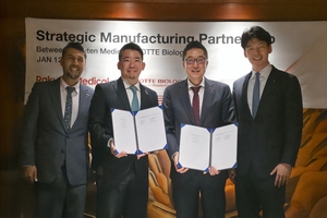 Rakuten Medical and Lotte Biologics sign CMO agreement